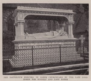 Le mausolée érigé dans le cimetière d