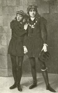 Mlles Isa Bowman et Bessie Hatton en jeunes princes dans Richard III (gravure) - English Photographer
