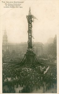 Célébration de Nelson à Trafalgar Square, Londres, 21 octobre 1905 - English Photographer