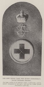 Le nouveau badge (1902) pour les sœurs infirmières navales de la reine Alexandra - English Photographer