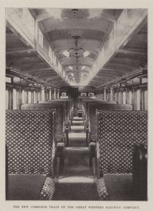 Le nouveau train à couloir de la Great Western Railway Company