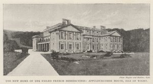 La nouvelle maison des bénédictins français exilés, Appuldurcombe House, île de Wight - English Photographer