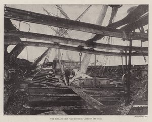 Le navire de nitrate Micronesia, brûlé au large de Deal - English Photographer