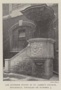 La chaire extérieure de l