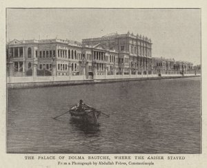 Le palais de Dolma Bagtche, où le Kaiser a séjourné - English Photographer