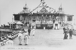 Le pavillon de la jetée, Hastings, vers 1890 - English Photographer