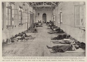 La Peste à Hong Kong, dans le Pavillon des Hommes des Verreries de Kennedy Town, Utilisé Temporairement comme Hôpital - English Photographer