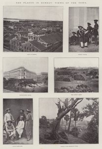 La peste à Bombay, vues de la ville