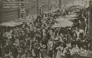 Le Marché de la Volaille, Petticoat Lane, dimanche matin - English Photographer