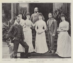 Le prince de Galles et sa famille - English Photographer