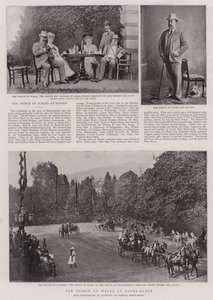 Le Prince de Galles à Baden-Baden