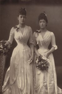 Les Princesses Victoria et Maud de Galles - English Photographer