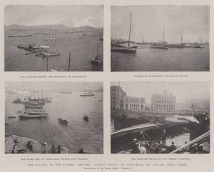Le Renflouement de la Drague Coulée, Rivière des Perles, à Hong-Kong, par le Capitaine Percy Scott - English Photographer
