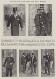 Le nouveau procès du capitaine Dreyfus, quelques témoins notables - English Photographer