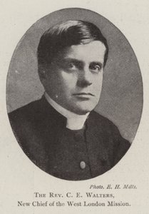 Le révérend C E Walters, nouveau chef de la mission de l