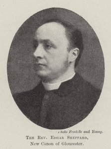 Le révérend Edgar Sheppard, nouveau chanoine de Gloucester - English Photographer
