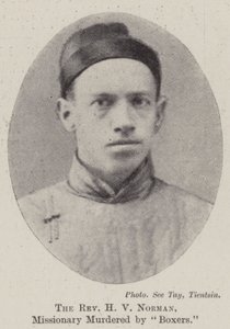Le Révérend H V Norman, missionnaire assassiné par les Boxers - English Photographer