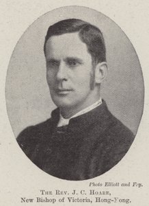 Révérend J C Hoare, nouveau évêque de Victoria, Hong-Kong - English Photographer