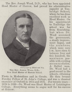 Le révérend Joseph Wood, DD, nouveau directeur de l