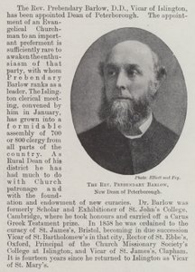 Le révérend prébendier Barlow, nouveau doyen de Peterborough - English Photographer