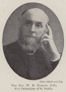 Révérend W H Barlow, DD, nouveau prébendier de St Paul - English Photographer