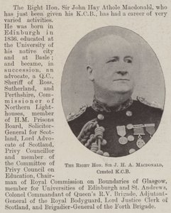 Le très honorable Sir J H A Macdonald, créé KCB - English Photographer