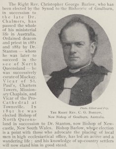 Le Très Révérend C G Barlow, nouveau évêque de Goulburn, Australie - English Photographer
