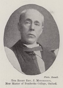 Le très révérend J Mitchinson, nouveau maître du Pembroke College, Oxford - English Photographer