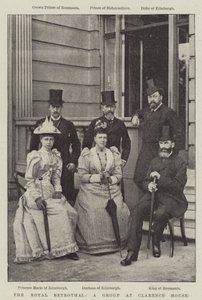 Les fiançailles royales, un groupe à Clarence House - English Photographer