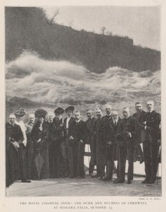 La tournée coloniale royale, le duc et la duchesse de Cornouailles à Niagara Falls, 13 octobre - English Photographer
