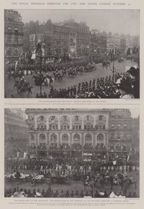 Le progrès royal à travers la ville et le sud de Londres, 25 octobre - English Photographer