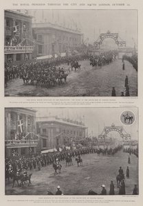 Le progrès royal à travers la ville et le sud de Londres, 25 octobre - English Photographer