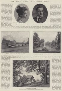 La visite royale au palais de Blenheim, 28 novembre 1896