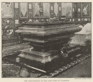 Le sarcophage du feu duc de Clarence - English Photographer