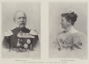 Le soixante-dixième anniversaire du roi de Saxe - English Photographer