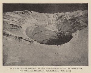 Le site du lac de glace sur le glacier de Tête Rousse après la catastrophe - English Photographer