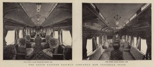 Le nouveau train vestibule de la South Eastern Railway Company - English Photographer