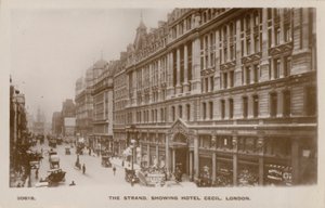 The Strand, Hotel Cecil, Londres - English Photographer