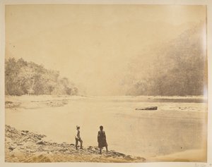 La Teesta à Bheerkotee. Vues de Darjeeling. Années 1870