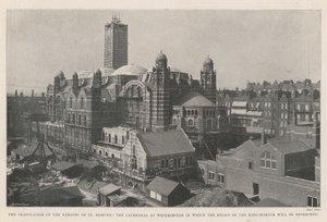 La translation des restes de Saint Edmund, la cathédrale de Westminster où les reliques du roi-martyr seront enchâssées - English Photographer