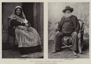 La crise du Transvaal, types boers - English Photographer