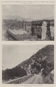 La guerre du Transvaal, scènes de la retraite des Boers le long du chemin de fer de la baie de Delagoa - English Photographer