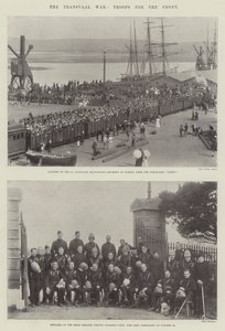 La guerre du Transvaal, troupes pour le front