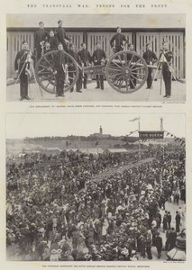 La guerre du Transvaal, troupes pour le front - English Photographer