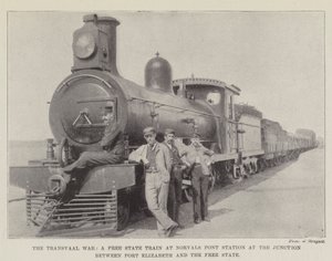 La guerre du Transvaal, un train de l