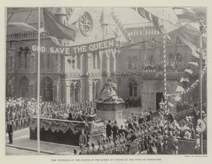 Le dévoilement de la statue de la reine à Dundee par le duc de Connaught - English Photographer
