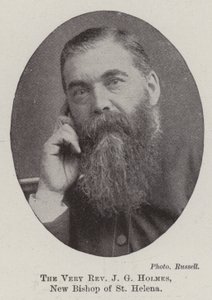 Le très révérend J. G. Holmes, nouveau évêque de Sainte-Hélène