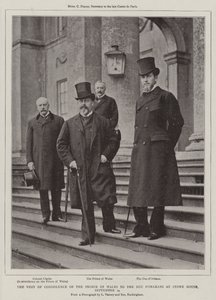 La Visite de Condoléances du Prince de Galles au Duc d