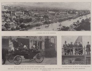 La visite du prince Henri de Prusse en Irlande, le prince allemand et le duc de Connaught à l