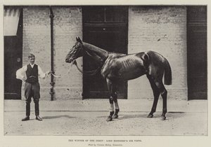 Le gagnant du Derby, Sir Visto de Lord Rosebery - English Photographer